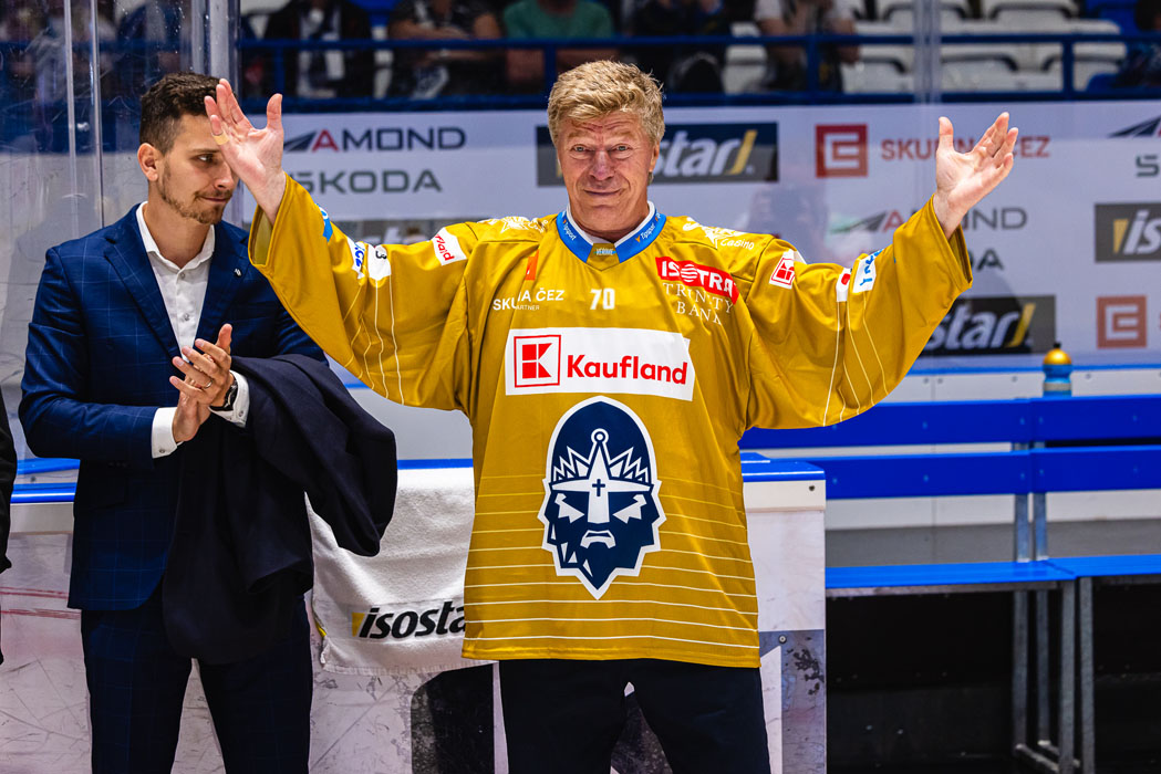 Slavný hokejista a trenér Jan Neliba slaví sedmdesátku (foto Roman Mareš)